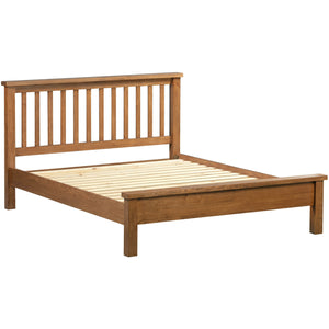 Bicester Rustic Oak Low Foot End Bed | A Touch of Furniture Oxfordshire