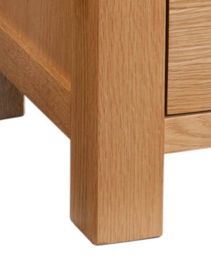 Bicester Oak 3 Drawer Bedside Table | A Touch of Furniture Oxfordshire