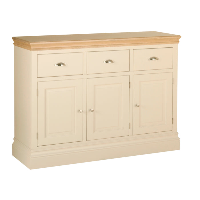 Lundy Pine Painted 3 Drawer Sideboard