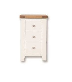 Melbourne Painted 3 Drawer Bedside Cabinet | A Touch of Furniture Oxfordshire