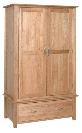Hearts of Oak Single Drawer Wardrobe with 2 Doors | A Touch of Furniture Oxfordshire