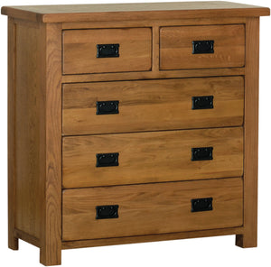 Rustic Oak 3 + 2 Chest | A Touch of Furniture Oxfordshire