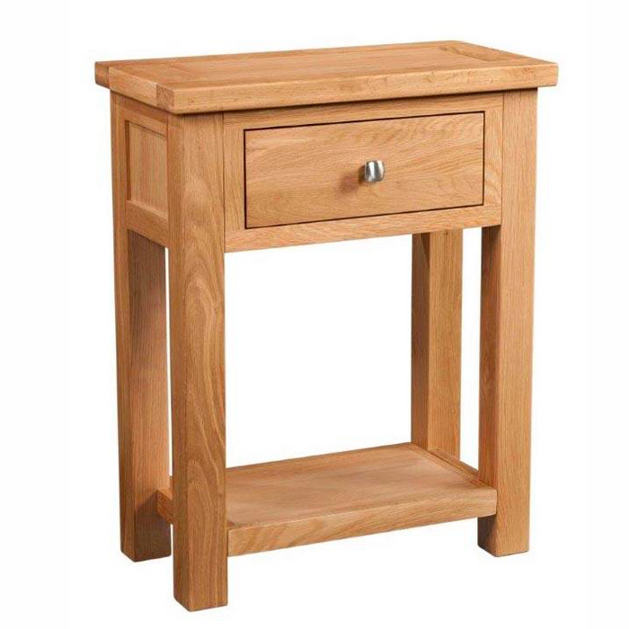 Bicester Oak 1 Drawer Console Table