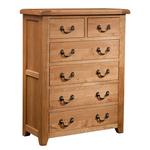 Somerset Oak 4 + 2 Chest | A Touch of Furniture Oxfordshire