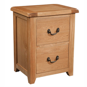 Somerset Oak 2 Drawer Filing Cabinet | A Touch of Furniture Oxfordshire