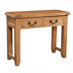 Somerset Oak 2 Drawer Console Table | A Touch of Furniture Oxfordshire