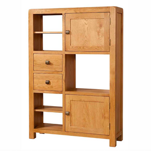 Avon Oak High Display Cabinet| A Touch of Furniture Banbury & Bicester