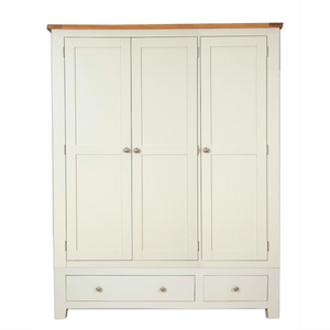 Melbourne Painted 3 Door 2 Drawer Wardrobe | A Touch of Furniture Oxfordshire