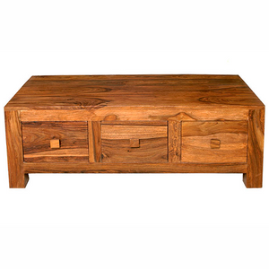 Cube Petite Mango 3 Drawer Coffee Table | A Touch of Furniture Oxfordshire