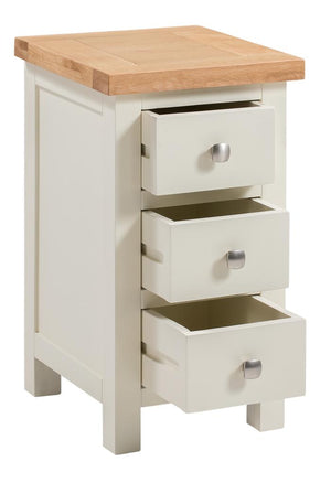 Bicester Painted 3 Drawer Compact Bedside | A Touch of Furniture Oxfordshire