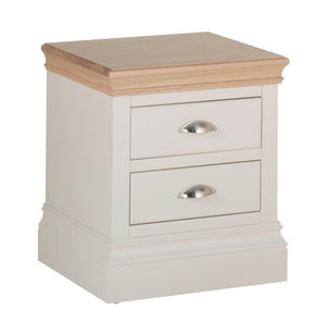 Lundy Pine Painted 2 Drawer Bedside | A Touch of Furniture Oxfordshire