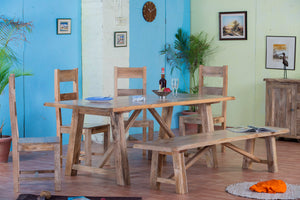 Dining Room Decor: A Match of Chairs and Benches
