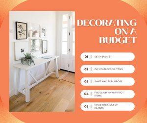 How to decorate your home on a budget