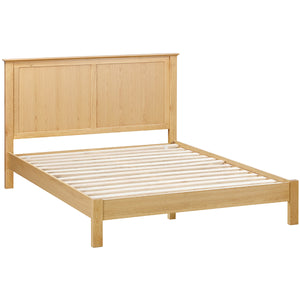 Moreton Oak 5ft King Size Panel Bed | A Touch of Furniture