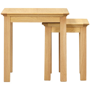 Moreton Oak Nest of Tables | A Touch of Furniture Oxfordshire