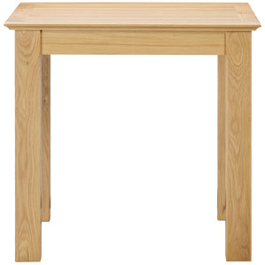 Moreton Oak Square Fixed Top Dining Table | A Touch of Furniture