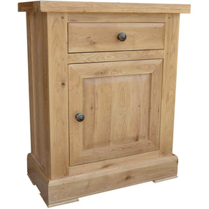 Wessex Oak 1 Drawer 1 Door Cupboard | A Touch of Furniture Oxfordshire