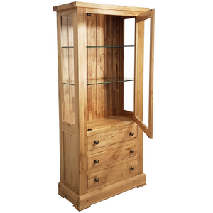 Wessex 1 Door 3 Drawer Glazed Cabinet | A Touch of Furniture Oxfordshire