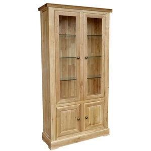 Wessex Oak 2 Door Glazed Cabinet | A Touch of Furniture Oxfordshire