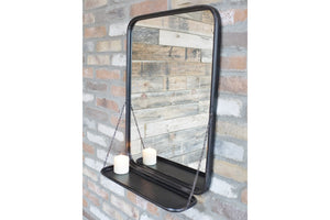Loft Collection Mirror with Shelf