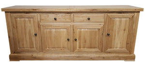 Wessex Oak 4 Door Sideboard | A Touch of Furniture Oxfordshire