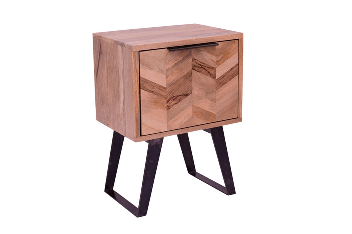 Agra Industrial Side Table