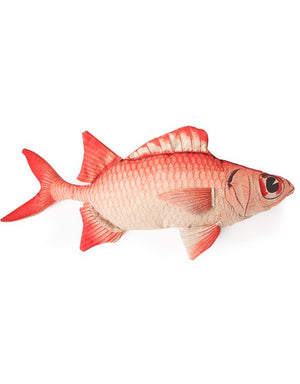 Loft Collection Red & Pink Fish Cushion