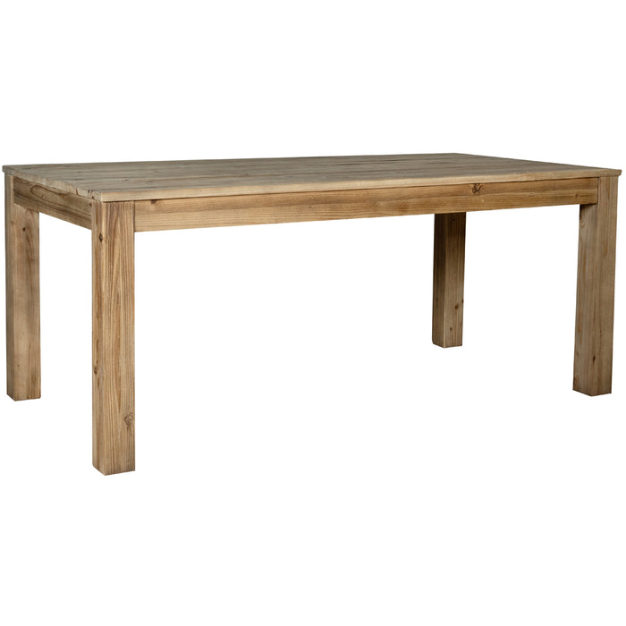 Chiltern Reclaimed Pine Fixed Top Dining Table