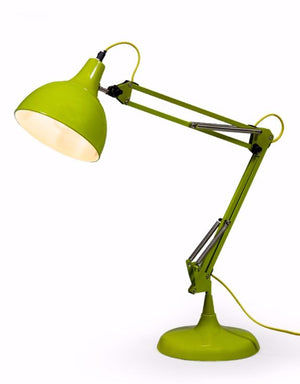 Loft Collection Large Lime Green Traditional Desk Lamp
