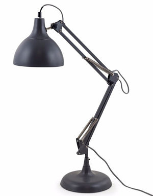 Loft Collection Matt Grey Traditional Desk Lamp