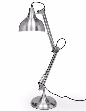 Loft Collection Chrome Traditional Desk Lamp