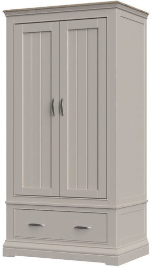 Cobble Painted Double Wardrobe with Drawer | A Touch of Furniture Oxfordshire