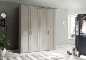 Wiemann Cambridge Wardrobe with Cornice and Solid Doors | A Touch of Furniture