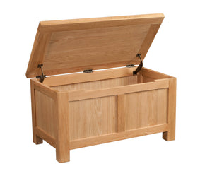 Bicester Oak Blanket Box | A Touch of Furniture Oxfordshire