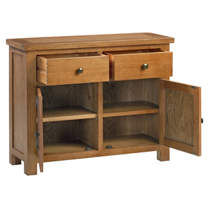 Bicester Rustic Oak 2 Door Sideboard | A Touch of Furniture Oxfordshire