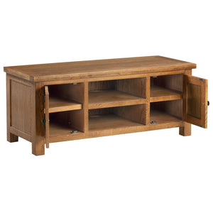 Bicester Rustic Oak Large TV Unit | A Touch of Furniture Oxfordshire