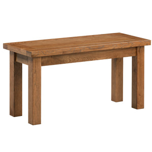 Bicester Rustic Oak 90cm Bench | A Touch of Furniture Oxfordshire