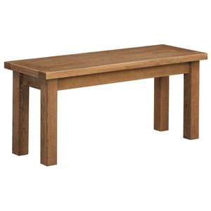 Bicester Rustic Oak 104cm Bench | A Touch of Furniture Oxfordshire
