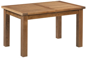 Bicester Rustic Oak 1.3m-1.9m Extending Dining Table | A Touch of Furniture