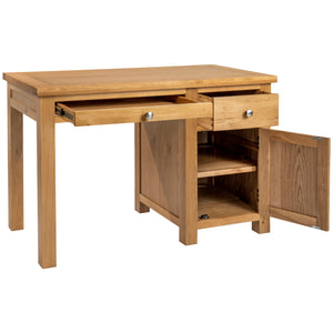 Bicester Oak Single Pedestal Desk | A Touch of Furniture Oxfordshire
