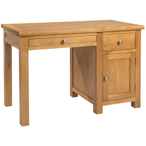 Bicester Oak Single Pedestal Desk | A Touch of Furniture Oxfordshire