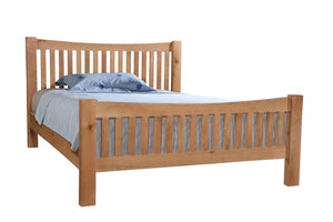 Bicester Oak High Foot End Bed | A Touch of Furniture Oxfordshire