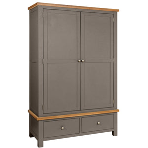 Bicester Painted Gents Wardrobe + 2 Drawers