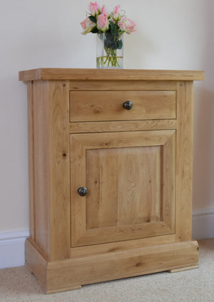 Wessex Oak 1 Drawer 1 Door Cupboard | A Touch of Furniture Oxfordshire