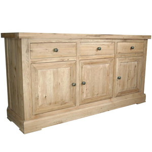 Wessex Oak Large 3 Door Sideboard | A Touch of Furniture Oxfordshire
