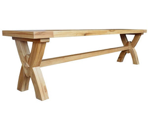 Wessex Oak Small Ox Bow Bench | A Touch of Furniture Oxfordshire