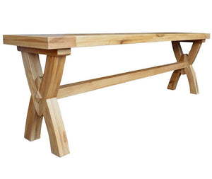 Wessex Oak Small Ox Bow Bench | A Touch of Furniture Oxfordshire