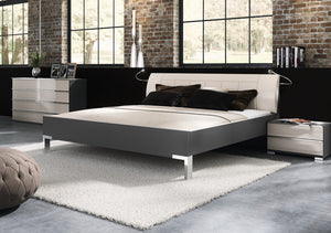 Wiemann Loft Futon Bed with Faux Leather Cushion Headboard | A Touch of Furniture