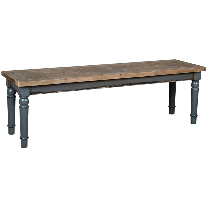 Henley Reclaimed Pine Large Bench