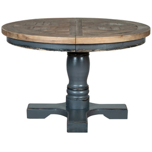 Henley Reclaimed Pine Round Extending Dining Table | A Touch of Furniture Oxfordshire
